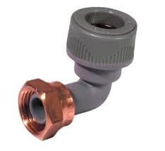 SPEEDFIT TAP CONNECTOR BENT 15MM