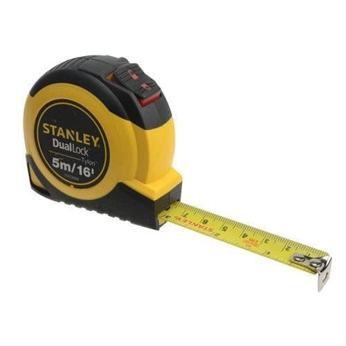 STANLEY TYLON TAPE MEASURE 5M/16ft MET/IMP 1-30-696
