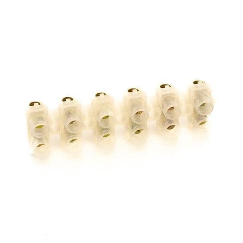 STRIP CONNECTOR TERMINAL BLOCK 6 WAY 5AMP EA04P