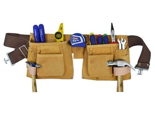 SUEDE DOUBLE TOOL & NAIL POUCH FAITHFULL