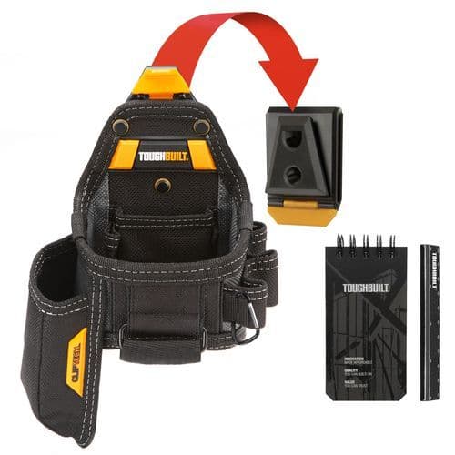TOUGHBUILT TAPE MEASURE / UTILITY POUCH & NOTEBOOK TB-CT-25X