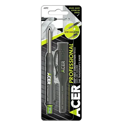 TRACER DEEP HOLE CONSTRUCTION PENCIL WITH HOLSTER ADP2