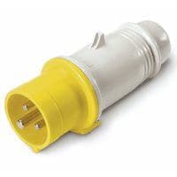 TRANSFORMER PLUG YELLOW 110 VOLT 16 AMP 2131630