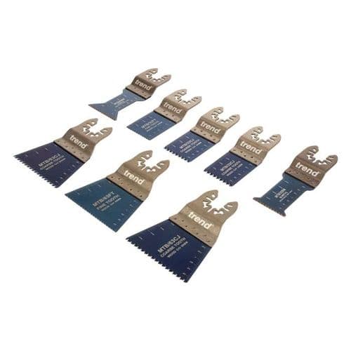 TREND MULTI TOOL CUTTER ACCESSORY SET BLADES (8 PIECE KIT) MTWMSET8