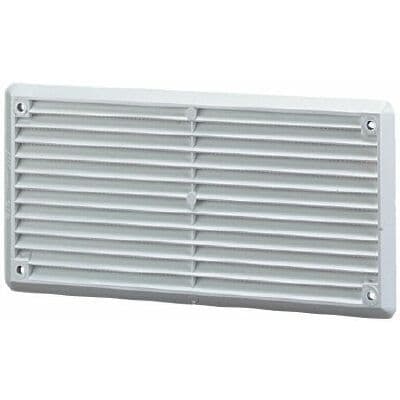 VENT PLASTIC LOUVRE WHITE 9in x 3in VE04P