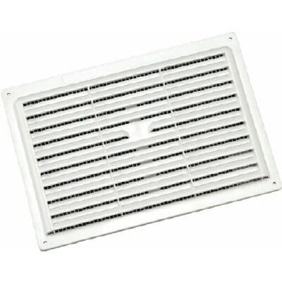 VENT PLASTIC LOUVRE WHITE 9in x 6in VE05P / BM466F