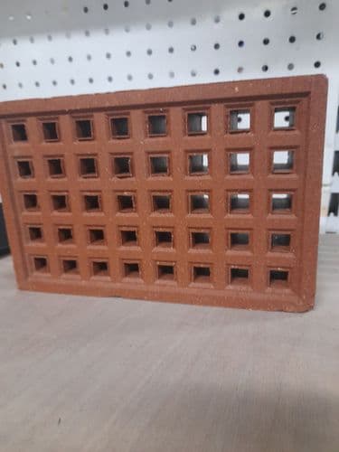 VENT TERRACOTTA AIR BRICK CLAY 9in x 6in (220MM x 140MM)