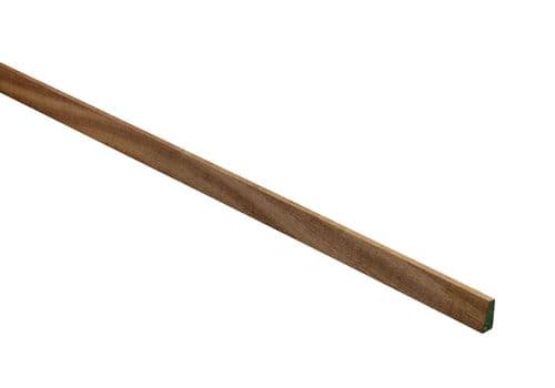 WDW1006 GLASS SLIP/BEAD 19 x 8.5 DARK HARDWOOD