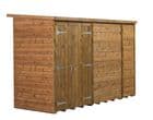 Empire Pent Shed Shiplap Tongue & Groove 10X4 Double Door With Windows