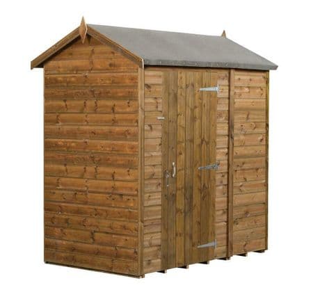 Modular Apex Shed Shiplap Tongue & Groove 4X6
