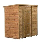 Modular Pent Shed Shiplap Tongue & Groove 6X4