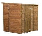 Modular Pent Shed Shiplap Tongue & Groove 6X6 With Windows