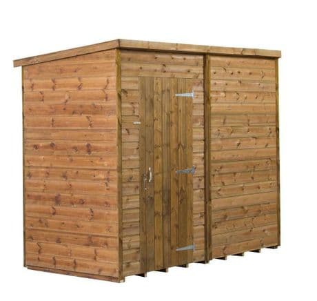 Modular Pent Shed Shiplap Tongue & Groove 8X4