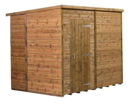 Modular Pent Shed Shiplap Tongue & Groove 8X6