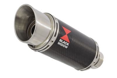 200mm Round Carbon Slip On Silencer