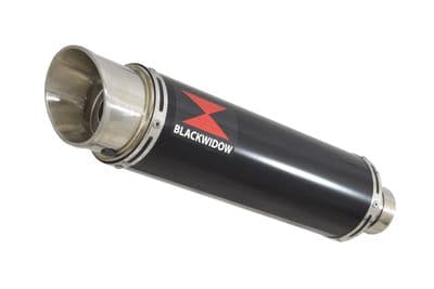 360mm GP Round Black Stainless Slip On Silencer