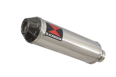 370mm Round Stainless Slip On Silencer Carbon Tip