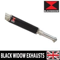 390 Adventure 2020 - 2024 Exhaust 350 mm GP Round Black Stainless Silencer
