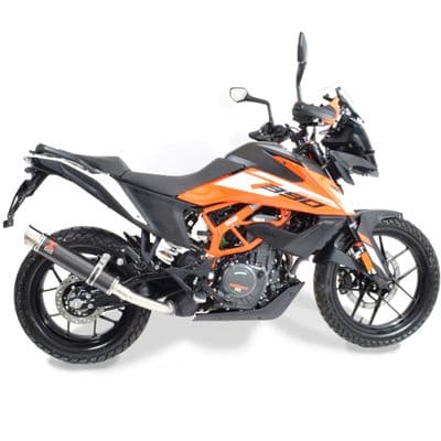 390 Adventure 2020 - 2024 Exhaust 350 mm GP Round Carbon Silencer
