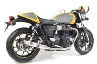 900 Street Cup 2017-2019 Exhaust Silencers 350mm GP Round Stainless
