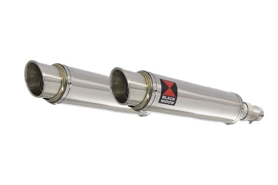 900 Street Cup 2017-2019 Exhaust Silencers 350mm GP Round Stainless