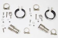 900 Street Twin 2016-2019 Exhaust Silencers 350mm GP Round Carbon