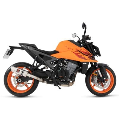 990 Duke 2024 - 2025 Exhaust Silencer 200mm Round GP Stainless  Steel