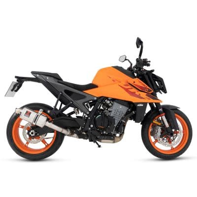 990 Duke 2024 - 2025 Exhaust Silencer 230mm Oval Stainless Steel