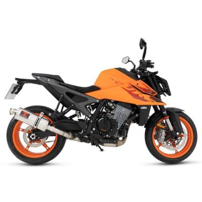 990 Duke 2024 - 2025 Exhaust Silencer 300mm Oval Stainless Steel