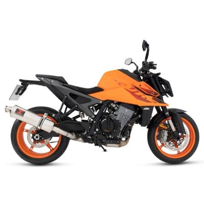 990 Duke 2024 - 2025 Exhaust Silencer 400mm Oval Stainless Steel