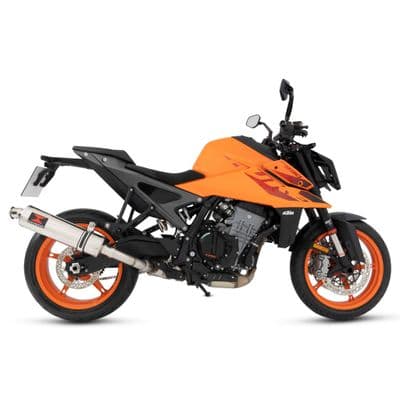 990 Duke 2024 - 2025 Exhaust Silencer 400mm Round Stainless Steel