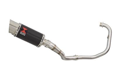 Akuma 125 2020-2023 De-Cat Exhaust System 200mm Round Carbon Silencer