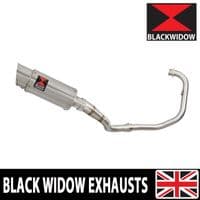 Akuma 125 2020-2023 De-Cat Exhaust System 200mm Round Stainless Silencer