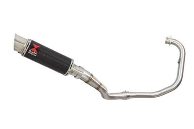 Akuma 125 2020-2023 De-Cat Exhaust System 230mm GP Round Carbon Silencer