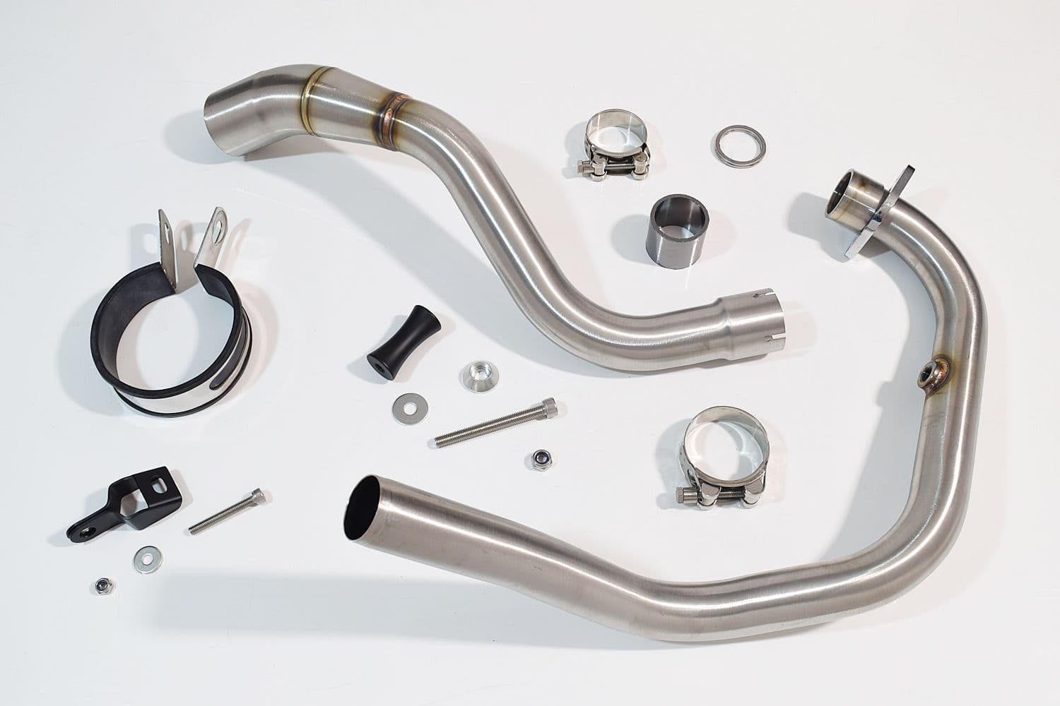 Akuma 125 2020-2023 De-Cat Exhaust System 230mm GP Round Stainless