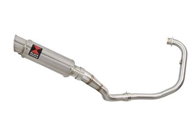 Akuma 125 2020-2023 De-Cat Exhaust System 230mm GP Round Stainless Silencer