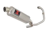 Akuma 125 2020-2023 De-Cat Exhaust System 300mm Hexagonal Stainless Silencer