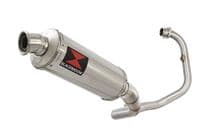 Akuma 125 2020-2023 De-Cat Exhaust System 300mm Round Stainless Silencer