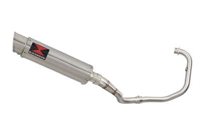 Akuma 125 2020-2023 De-Cat Exhaust System 360mm Round Stainless Silencer