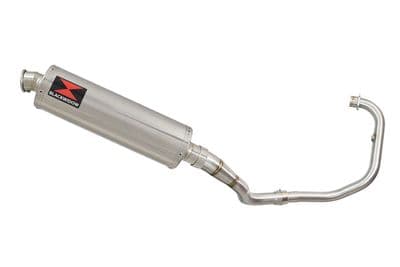 Akuma 125 2020-2023 De-Cat Exhaust System 400mm Oval Stainless Silencer