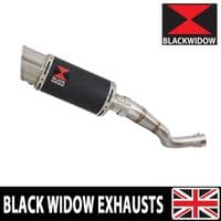 Akuma 125 2020-2023 Exhaust Silencer 200mm  Round Black Stainless