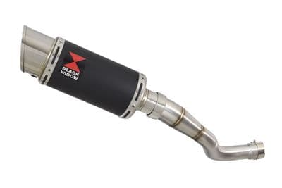 Akuma 125 2020-2023 Exhaust Silencer 200mm  Round Black Stainless
