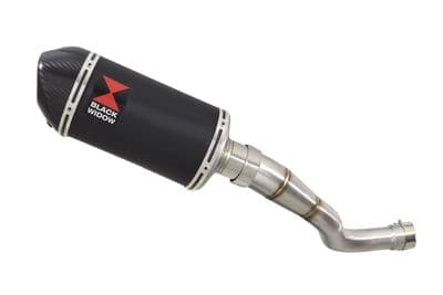 Akuma 125 2020-2023 Exhaust Silencer 200mm Oval Black Stainless Carbon Tip