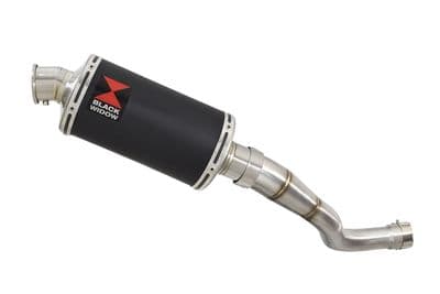 Akuma 125 2020-2023 Exhaust Silencer 230mm Oval Black Stainless