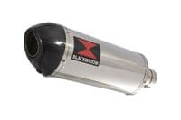 Akuma 125 2020-2023 Exhaust Silencer 300mm Oval Stainless Carbon Tip