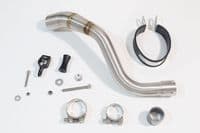 Akuma 125 2020-2023 Exhaust Silencer 300mm Oval Stainless Carbon Tip