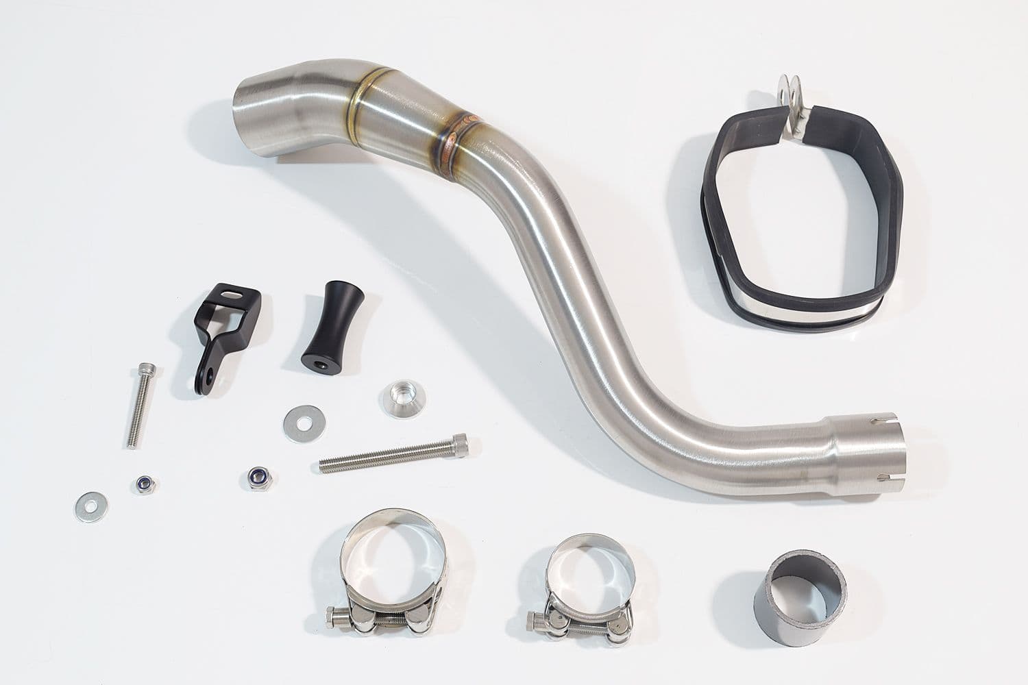 Akuma 125 2020-2023 Exhaust Silencer 300mm Tri Hexagonal Stainless