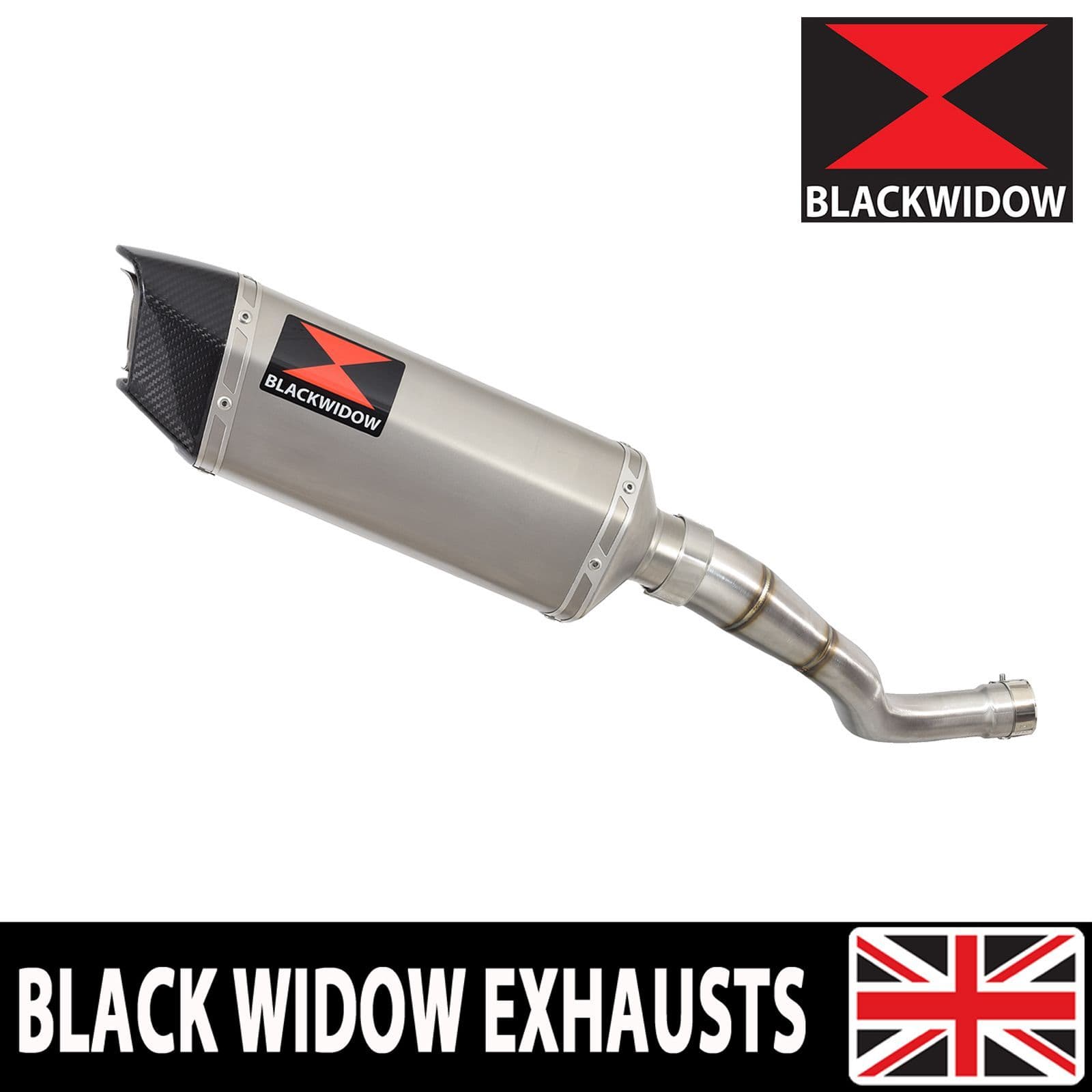 Akuma 125 2020-2023 Exhaust Silencer 300mm Tri Hexagonal Stainless