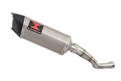 Akuma 125 2020-2023 Exhaust Silencer 300mm Tri Hexagonal Stainless Carbon Tip