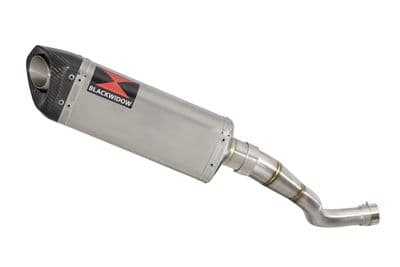 Akuma 125 2020-2023 Exhaust Silencer 300mm Tri Oval Stainless Carbon Tip